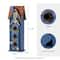 Glitzhome® 24.25" Oversized Washed Blue 3-Tiered Solid Wood Villa Birdhouse